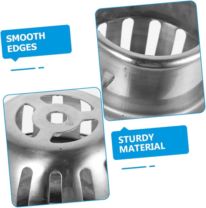 Generic 2pcs Stainless Steel Round Floor Drain Strainer - Image 8