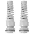 5 Pack NPT 1/2 Joint, Waterproof Cable Strain Relief, Spiral Adjustable by Qjaiune
