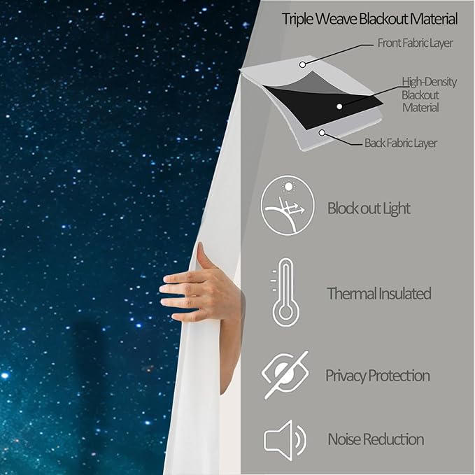 Galaxy Forest Curtains 2 Panels - Image 5