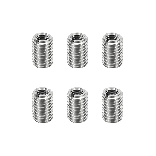 6Pcs Thread Adapter Sleeve Reducing Nut, M16 M to M12 F, 15mm Length | M16 x 2 by HIPICCO