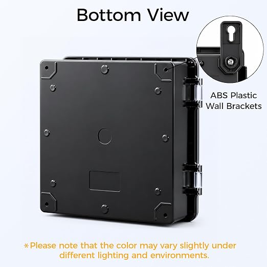 Junction Box IP67 Waterproof Electrical Box ABS Plastic Hinged Shell - Image 5