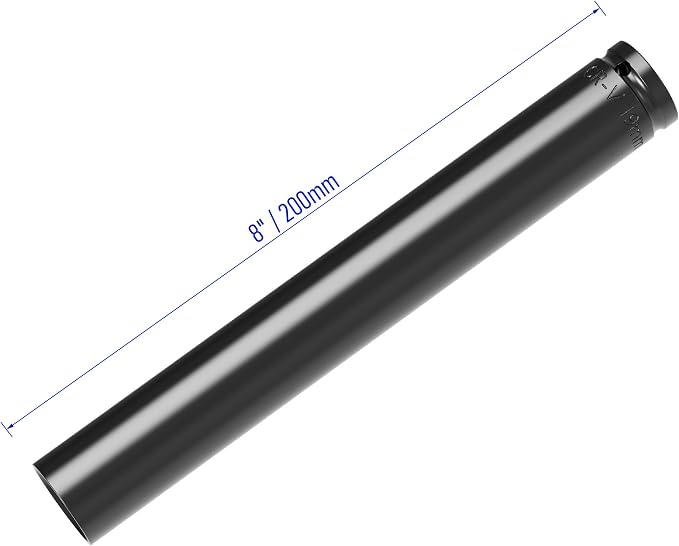 1/2" Drive Socket Set, 19mm Deep Impact Socket, Heat-Treated CR-V Steel - Image 2
