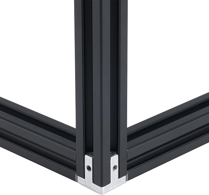 BELLA BAYS 20Series 8Sets Silver 3-Way End Croner Bracket, 90 Degree Corner - Image 5