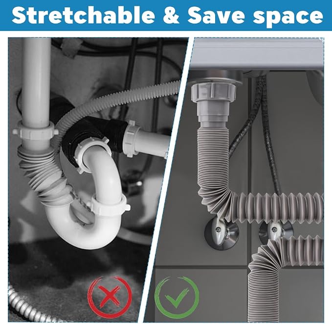 Flexible Sink Drain Pipe 1-1/2 inch - Image 2