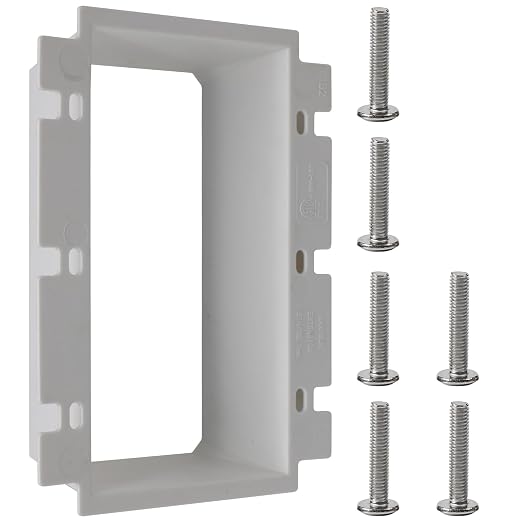3-Gang BE3 Non-Metallic Electrical Power Outlet Box Extender | ETL Listed;Fire by XGGYA