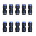 3/8" OD x 10mm OD Pneumatic quick Connector Push to Connect fittings Straight by ROZESAZZ