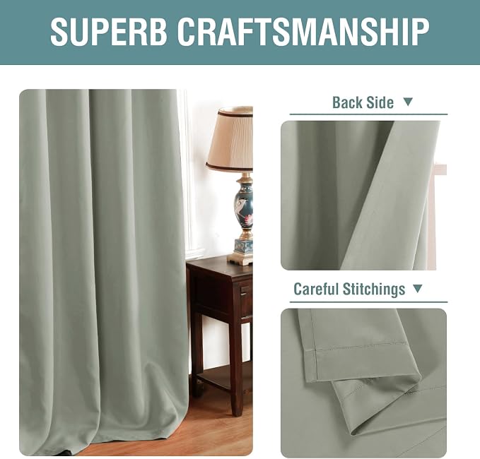 H.VERSAILTEX Window Treatment Curtains/Drapes Blackout - Image 3