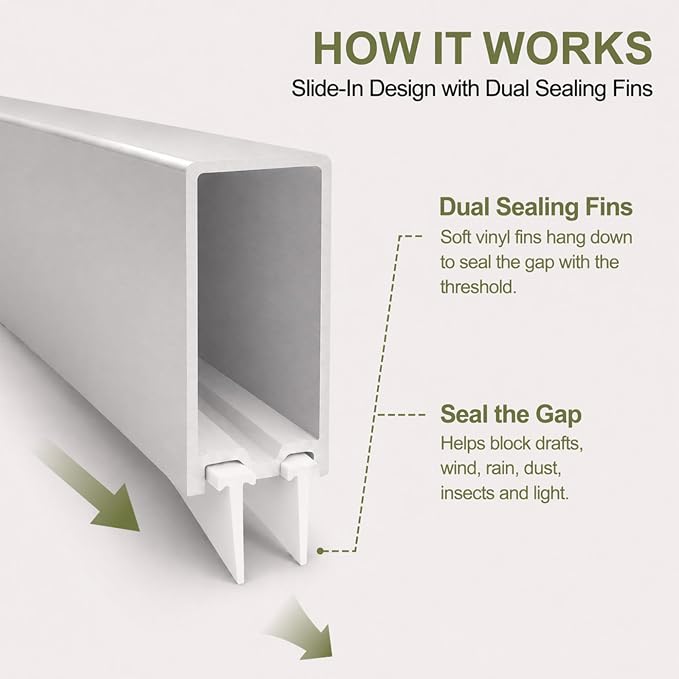 2Pcs Storm Door Bottom Seal, Replacement - Image 6
