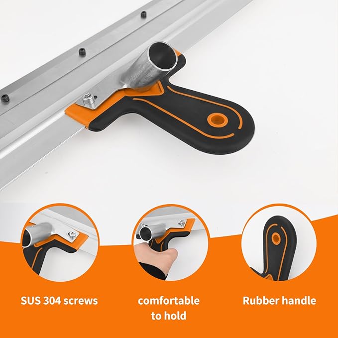 Self-Leveling Cement Tool Kit, Including Stainless Steel Scraper Self-Leveling - Image 2