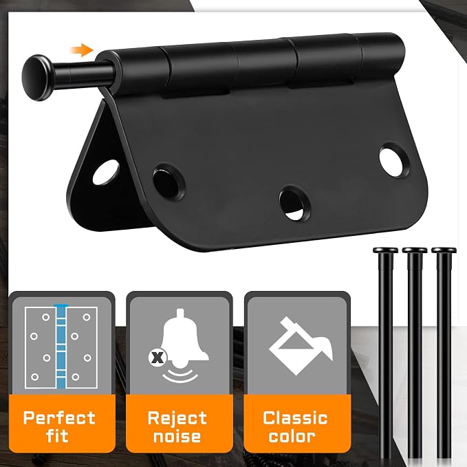 Ferraycle 6 Pack Hinge Pins for Doors 3.5 Inches Hinge Pin Oil Rubbed Bronze - Image 3