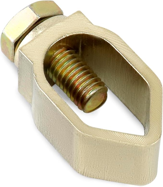 QWORK Direct Burial Ground Rod Clamp, 10 Pack 5/8" Diameter Copper Mechanical - Image 8