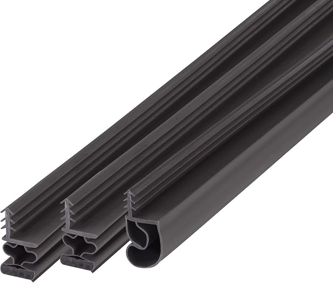 MD Building Vinyl Magnetic Strip Top and Sides Door Seal Kit by M-DBuildingProducts