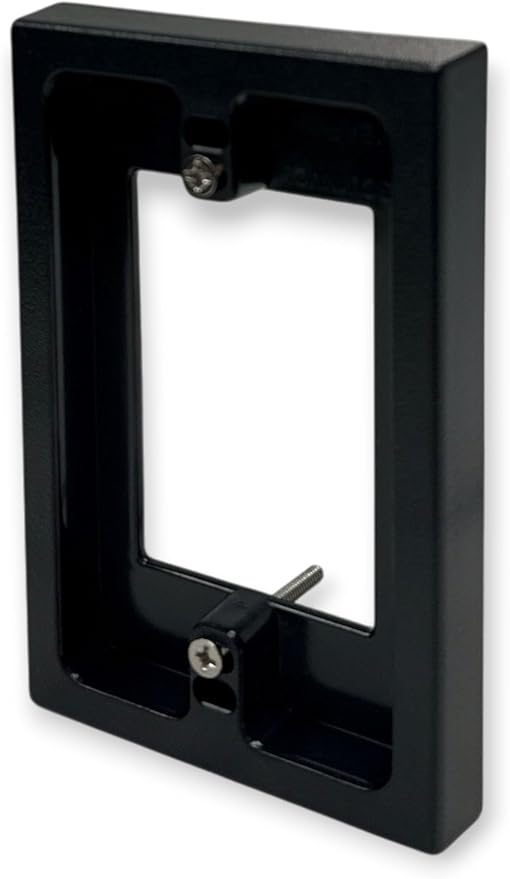 iMBAPrice BES1-BK Black 1-Gang Electrical Box Extender, 1 Pack | 5/8" - Image 4