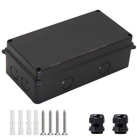 Electrical Box, Outdoor Waterproof Box IP65 Junction Box by LuSumtly