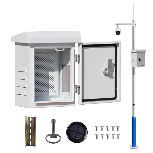 Outdoor Nema Electrical Enclosure Box9 x12 x6 Removable Mount Plate&FanVent | - Image 8