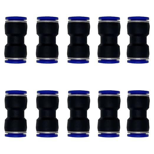zjxed 16mm OD x 16mm OD Pneumatic quick Connector Push to Connect fittings by ROZESAZZ