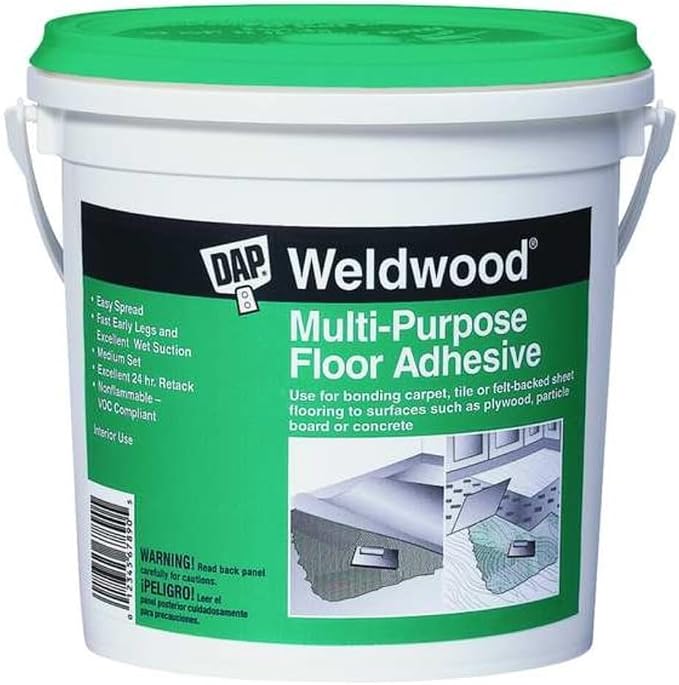 DAP 141 Multi-Purpose Floor Adhesive, 1 Quart by DAP