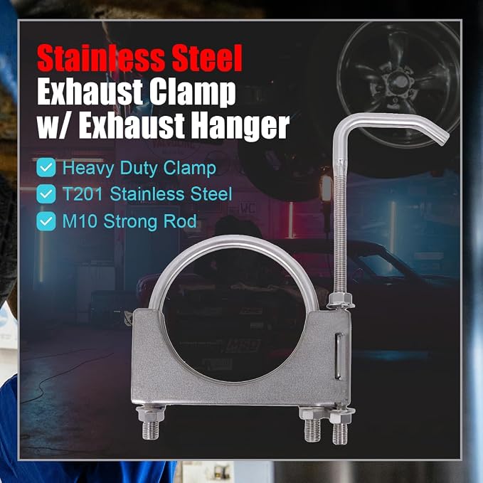 Stainless Steel 3.5" 3-1/2 Inch Exhaust Clamp - Image 3