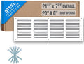 Fits 20x6 Duct Opening | Steel Return Air Grille by Handua | Vent Cover Grill by Handua
