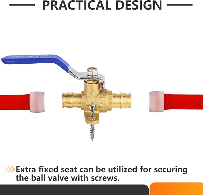 4PC HeSun 1/2 Inch PEX-A Expansion Ball Valve - Image 6