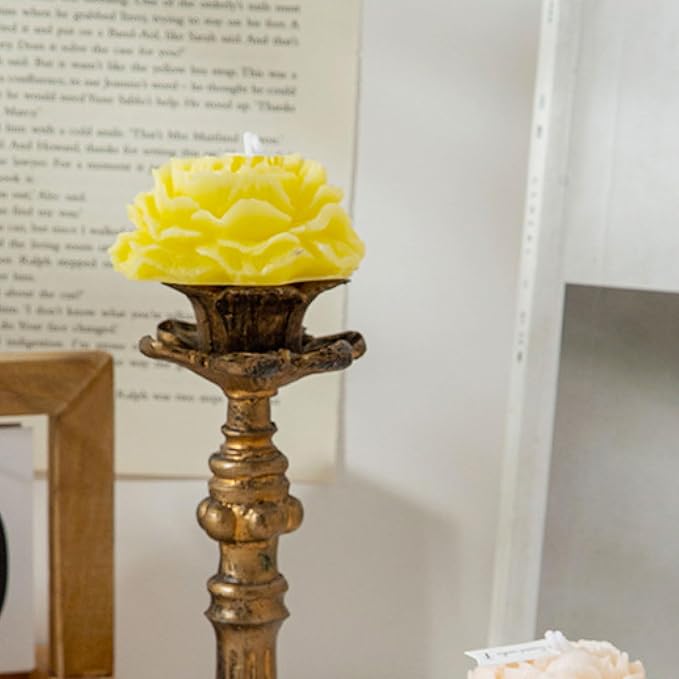 Peony Flower Shape Candle, Soy Wax Scented Decor - Image 5