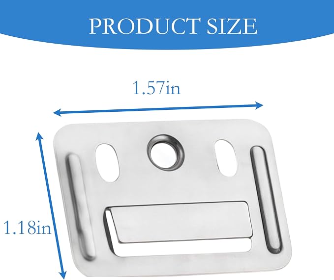 Stainless Steel Wall Mounting Clips 100 Pack, Drywall Repair Clips | Durable - Image 2