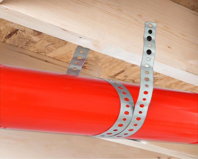 Galvanized Metal Pipe Strap, 3/4 Inch x 10 Feet, 24 Gauge, - Image 5