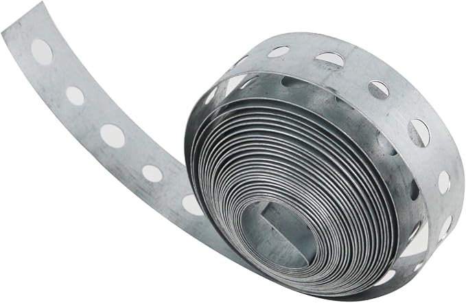 Galvanized Metal Pipe Strap 10-Feet Bendable Pipe Hanger | Thin Metal Strapping - Image 6