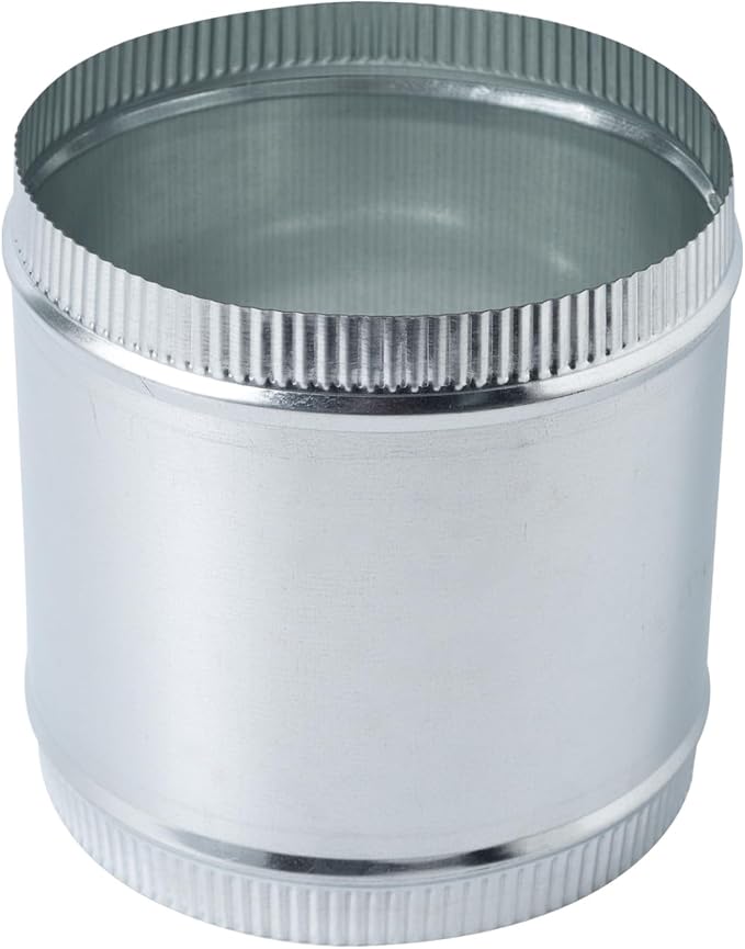 7 Inch Round Galvanized Steel Duct Connector by ZOWZEA