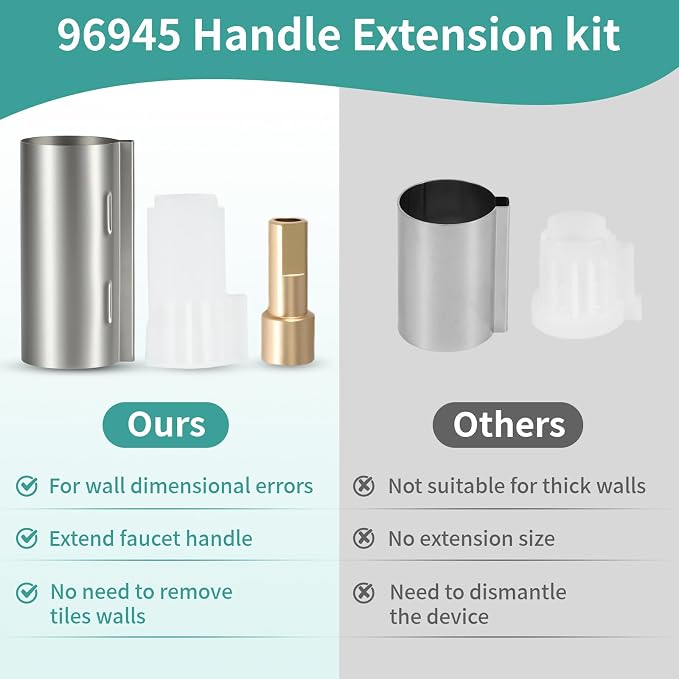 96945 Shower Extension Kit Replacement Compatible - Image 7