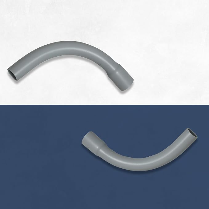 90 Degree PVC Conduit Sweep Elbow 1/2in – Heavy-Duty Electrical Conduit Fitting - Image 4
