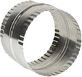 Deflecto 4” Duct Connector, Aluminum by Deflecto