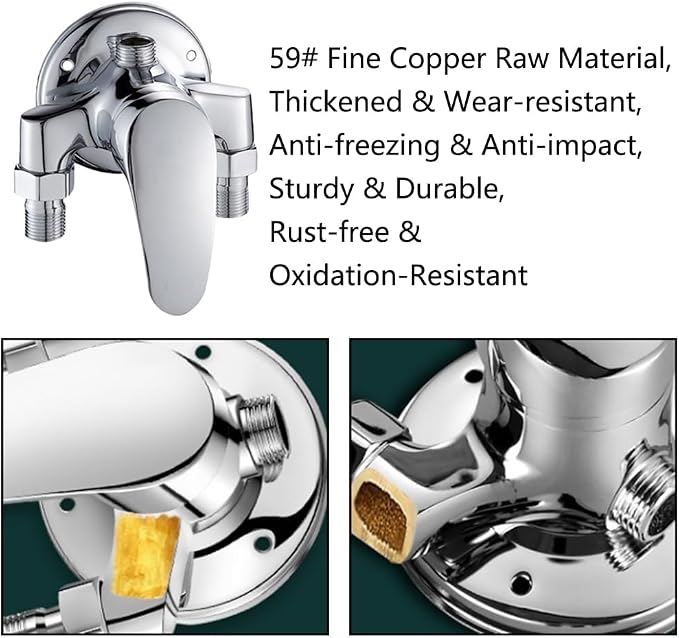 Male Thread Hot and Cold Water Mixer, Mixing Control Valve - Image 7