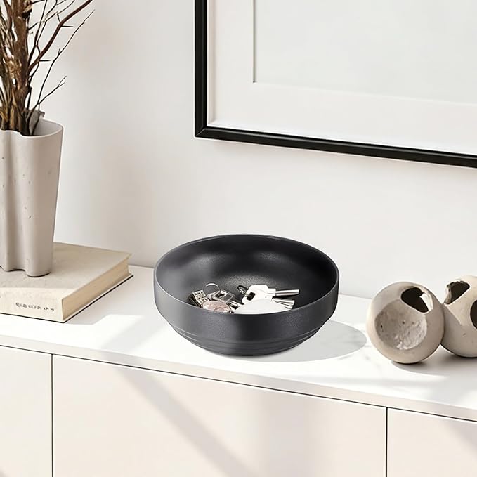 Key Holder Bowl for Entryway Table, Round Catchall Bowl for Keys | Catch All - Image 5