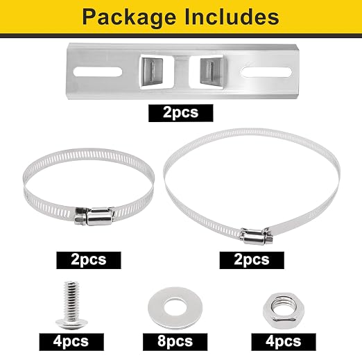 Pole Mounting Kits for Junction Box, Stainless Steel Pole Mount Bracket - Image 3