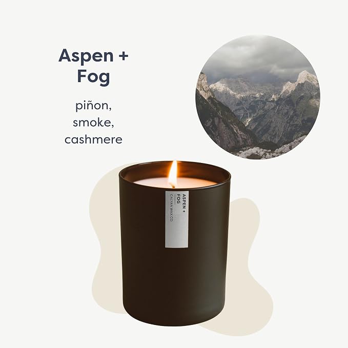 Aspen & Fog Scented Candle - Image 2