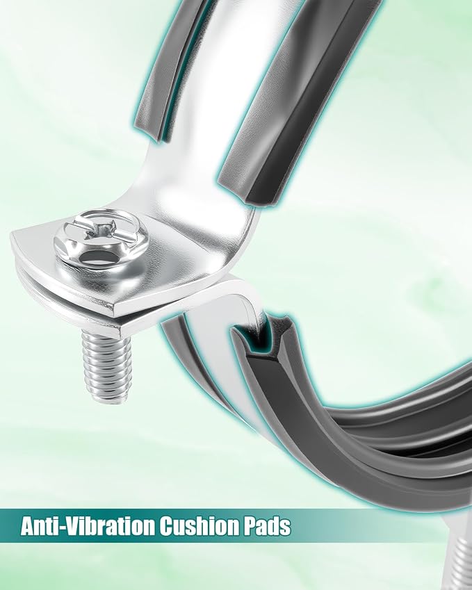 2 Pack 4 Inch Pipe Support Clamps Mount - Image 4