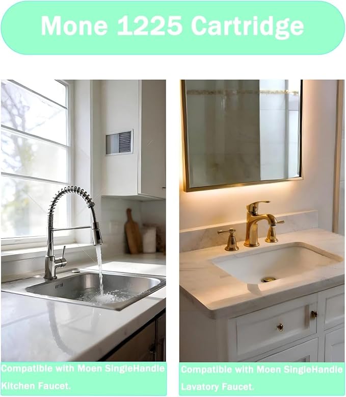 1255 Replacement Cartridge for Moen Kitchen Faucet Cartridge Replacement | - Image 6