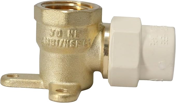 XFITTING 1 Piece 1/2 in Female NPT x 1/2 in CPVC Drop Ear Elbow - Image 5