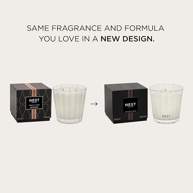 NEST New York Scented 3-Wick Candle, Moroccan Amber - Image 2