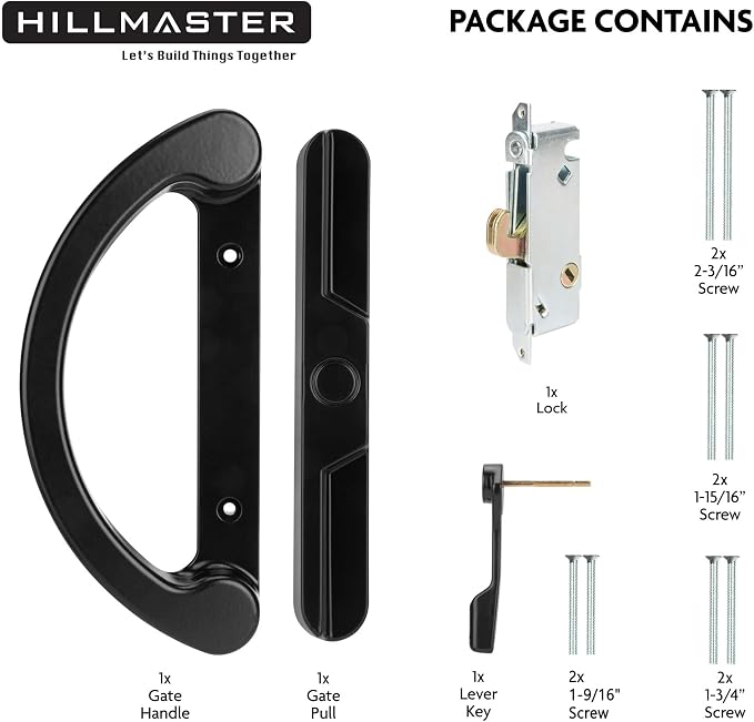 HILLMASTER Patio Door Handle Set - Image 6