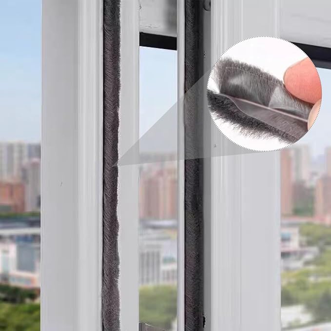 16 Ft 196 Inch Sliding sash Windows Doors Tape Pile Draught excluder Brush Seal - Image 8