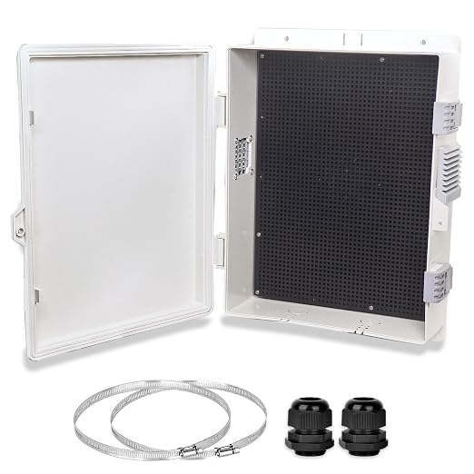 Outdoor Electrical Junction Box, Ventilation and Heat Dissipation ABS Plastic by YETLEBOX