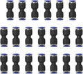 5/32" or 4mm OD Pneumatic quick Connector Push to Connect fittings Straight by ROZESAZZ