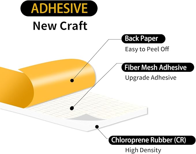 High Density CR Door Seal, for Door and Window, 1 in x 1/16 in x 33Ft | Air - Image 3