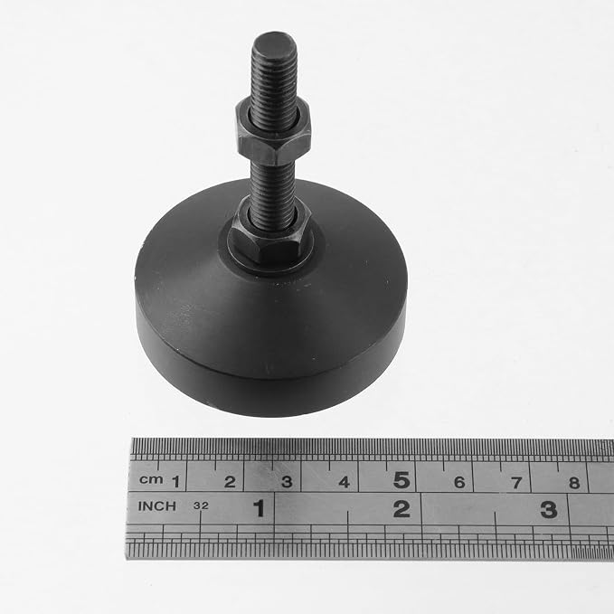 Antrader 4Pcs M8 Thread Adjustable Furniture Leveling Feet, 2 Inch Dia Base | - Image 4