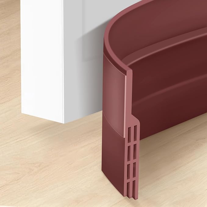 Door Sweep for Bottom of Door, Strong Adhesive Door Gap Blocker | Silicone by Trisiki