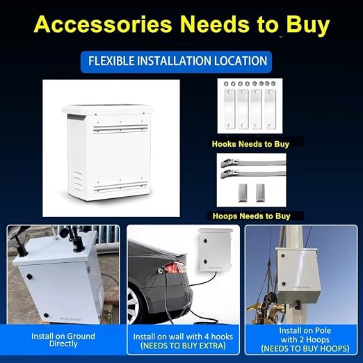 Outdoor Electrical Enclosure Nema Box16x20x10 Removable Mount Plate&FanVent | - Image 9