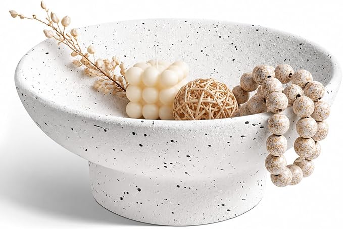 LE TAUCI 10" Ceramic Decorative Bowl, Key Bowl by LETAUCI