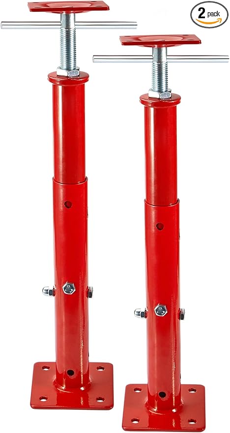2 Pack House Floor Jacks, 11023 LBS Max Load | Adjustable House Leveling Post by B4BBANG4BUCK